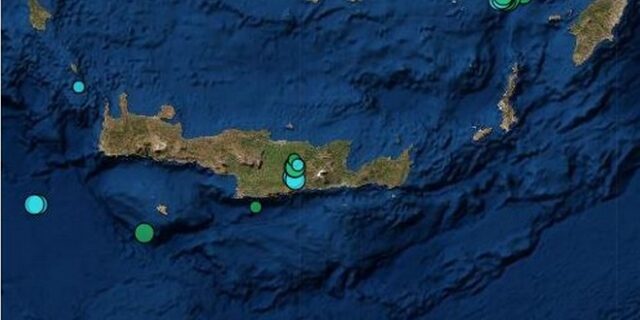 Σεισμός: Τρεις δονήσεις μέσα σε λίγα λεπτά στην Κρήτη