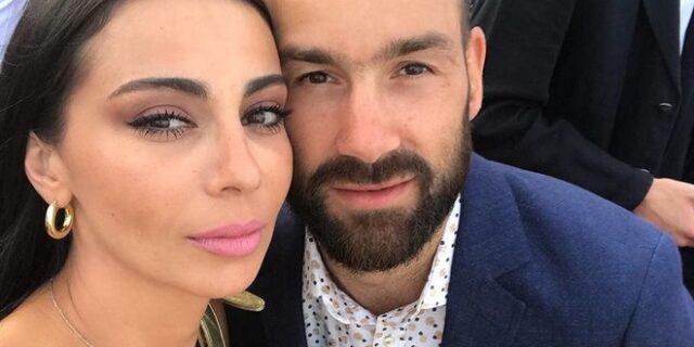 Η Ολυμπία Χοψονίδου και ο Βασίλης Σπανούλης βάφτισαν το έκτο τους παιδί