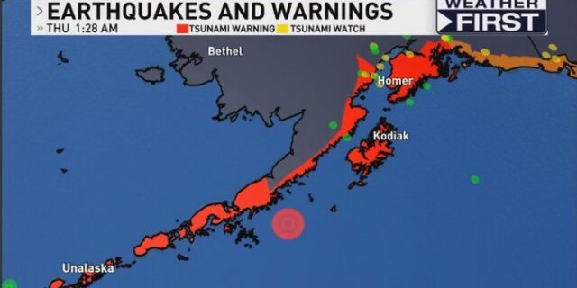 Αλάσκα: Πολύ μεγάλος σεισμός 8,2 ρίχτερ – Βίντεο που κόβει την ανάσα