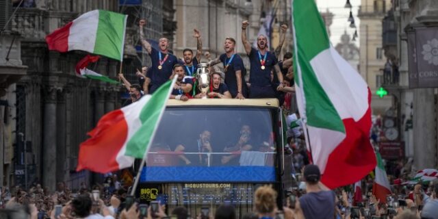 Ιταλία: “Έκρηξη” κρουσμάτων στη Ρώμη μία εβδομάδα μετά την κατάκτηση του Euro