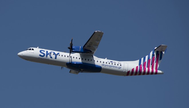 Παρθενική πτήση του νέου ATR 72-600 της Sky Express – Άνοιγμα και εκτός Ευρώπης