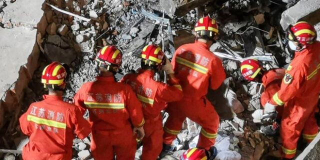 Κίνα: Κατάρρευση τμήματος ξενοδοχείου – Στους 17 οι νεκροί