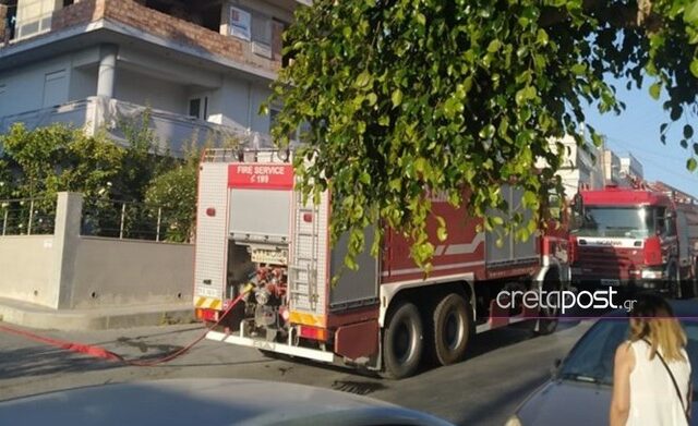 Ηράκλειο: Αναστάτωση από έκρηξη σε αποθήκη σπιτιού