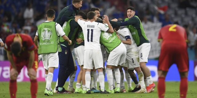 Euro 2020: Στους “4” η Ιταλία μετά τη νίκη με 2-1 επί του Βελγίου