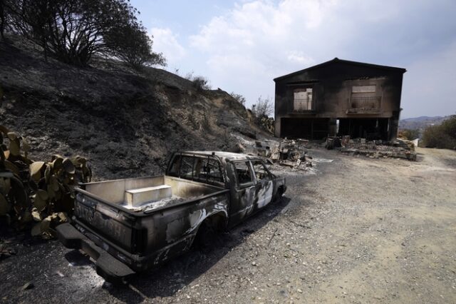 Φωτιά στην Κύπρο: Θρήνος για τους 4 νεκρούς – Εικόνες απόλυτης καταστροφής