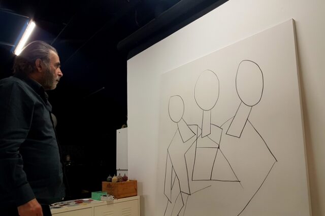 Ο Λάκης Λαζόπουλος ζωγραφίζει: Η πρώτη του έκθεση μαζί με τον Απόστολο Χαντζαρά στην Πάρο