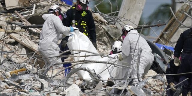 Μαϊάμι: Στους 90 οι επιβεβαιωμένοι νεκροί από την κατάρρευση κτιρίου