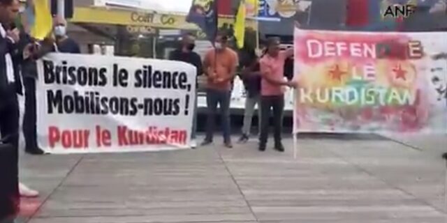 Γαλλία: “Ησυχία, βομβαρδίζουν το Κουρδιστάν!” – Διαδήλωση κατά της τουρκικής εισβολής στο Ιράκ