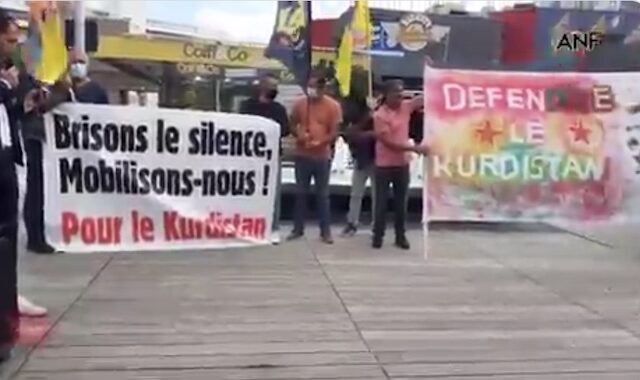 Γαλλία: “Ησυχία, βομβαρδίζουν το Κουρδιστάν!” – Διαδήλωση κατά της τουρκικής εισβολής στο Ιράκ