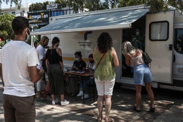 ΕΟΔΥ: Πού θα γίνονται τη Δευτέρα δωρεάν rapid test