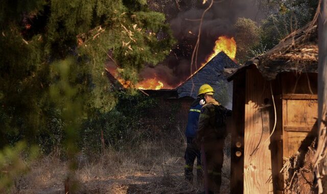 Φωτιά στην Αχαϊα: Κάηκαν πάνω από 20 σπίτια – Καταγγελία για καθυστέρηση των εναέριων μέσων