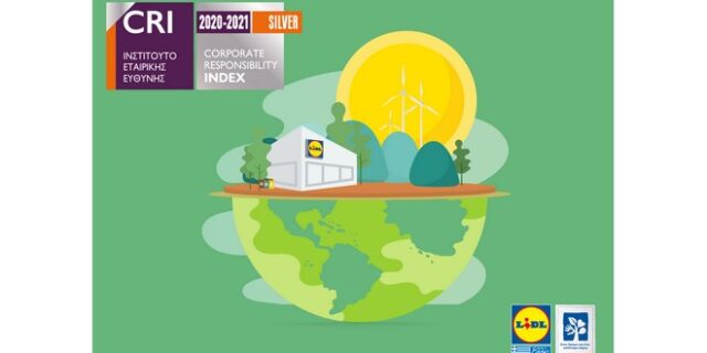 Silver διάκριση και Έπαινος για τη Lidl Ελλάς στον Δείκτη Εταιρικής Ευθύνης CR Index