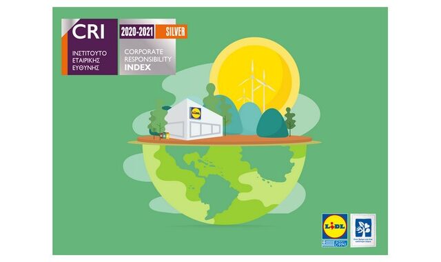 Silver διάκριση και Έπαινος για τη Lidl Ελλάς στον Δείκτη Εταιρικής Ευθύνης CR Index