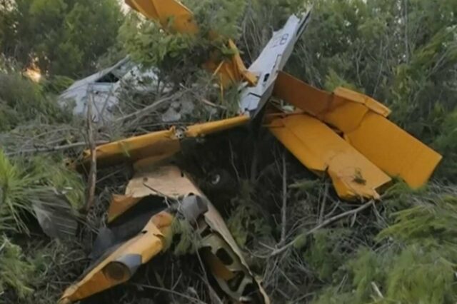 Ζάκυνθος: Εικόνες σοκ από τα συντρίμμια του PZL – Πώς σώθηκε ο πιλότος
