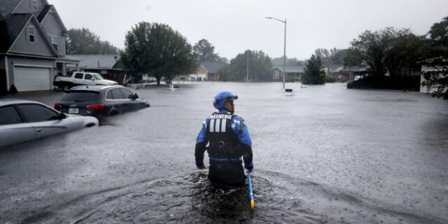 Βόρεια Καρολίνα: Τουλάχιστον 2 νεκροί και 20 αγνοούμενοι από πλημμύρες