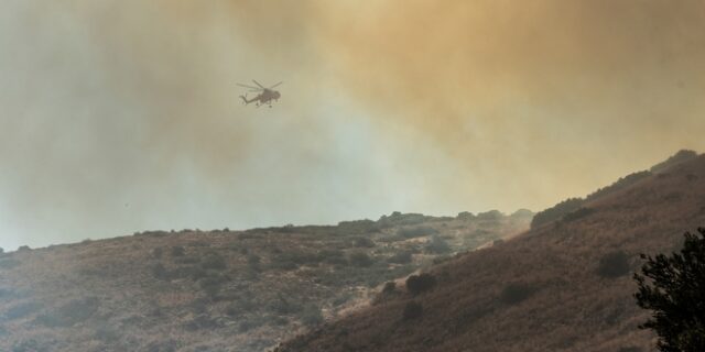 Βιβλική καταστροφή στη Λίμνη Εύβοιας: Εκτός ελέγχου η φωτιά – Στάχτη χιλιάδες στρέμματα