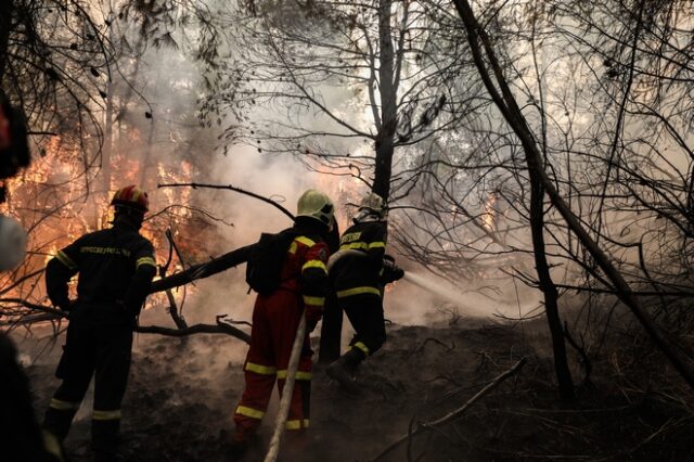 Υπό μερικό έλεγχο οι φωτιές σε Ηλεία και Θεσπρωτία