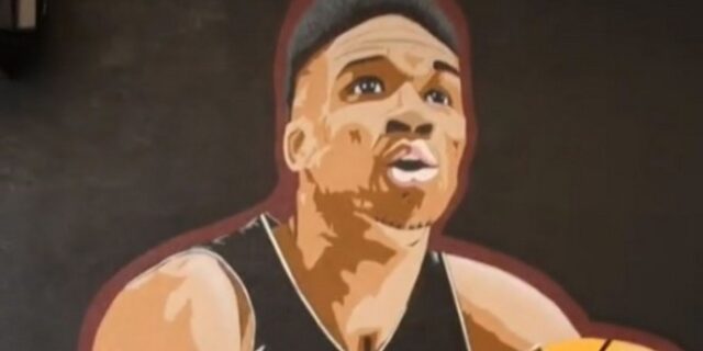 Εντυπωσιακό γκράφιτι για τον Γιάννη Αντετοκούνμπο στη Θεσσαλονίκη