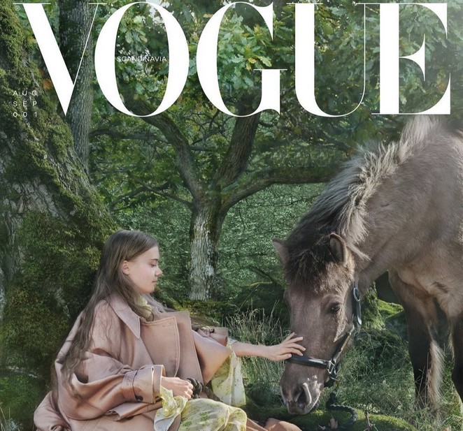 Η Γκρέτα Τούνμπεργκ σε εξώφυλλο της Vogue: Επικρίνει τη βιομηχανία της μόδας