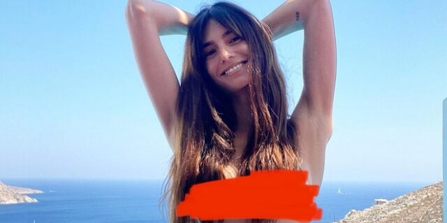 Ηλιάνα Παπαγεωργίου ποζάρει γυμνή την πρώτη μέρα στη δουλειά