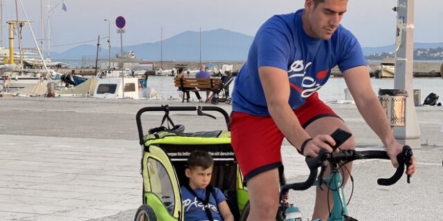 Μεγαλείο ψυχής για τον ποδηλάτη της Νίκης Βόλου Άγγελο Κριτσιώτη και τον ήρωα Γιωργάκη