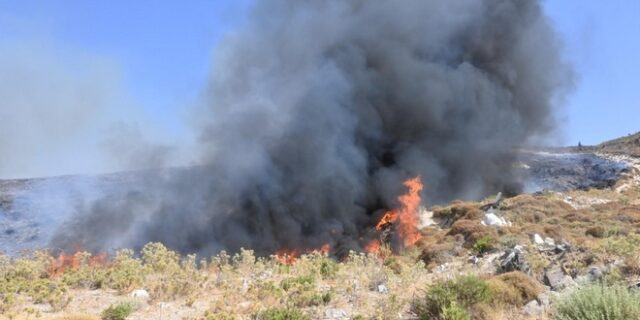 Κως: Τέθηκε υπό έλεγχο η φωτιά στην περιοχή του Αγίου Βασιλείου