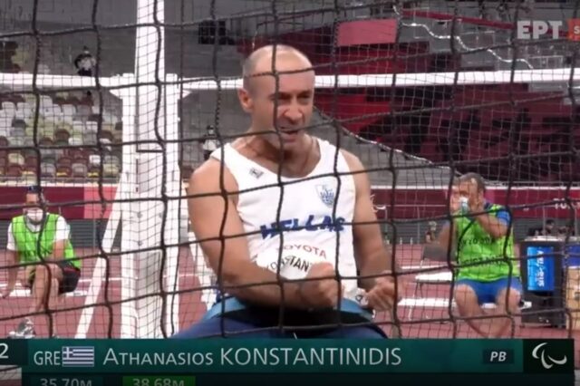 Παραολυμπιακοί Αγώνες: Τεράστιος Κωνσταντινίδης, πανελλήνιο ρεκόρ και ασημένιο μετάλλιο στην κορίνα