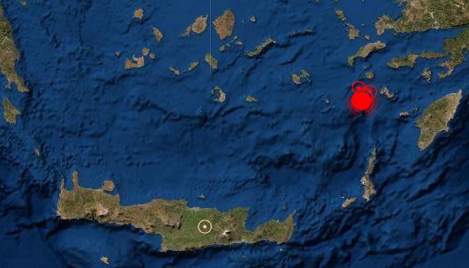 Νέος σεισμός 4 Ρίχτερ κοντά στη Νίσυρο