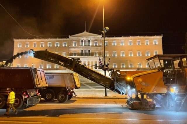 Το Ράλλυ Ακρόπολις επέτεινε την ασφαλτόστρωση στο Σύνταγμα