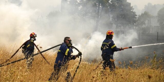 Υπό μερικό έλεγχο η φωτιά στη Βούλα