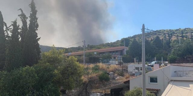 Φωτιά στα Άνω Λιόσια