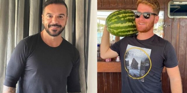 Τριαντάφυλλος -Τζέιμς Καφετζής: Σε κοινές διακοπές στα Δωδεκάνησα