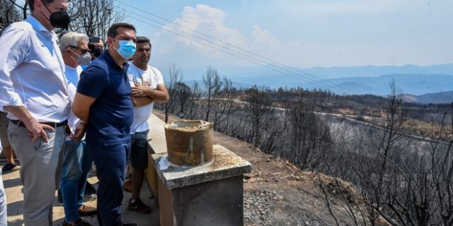 Τσίπρας: Φόβος και καμένες εκτάσεις είναι η ασφάλεια που υποσχέθηκε ο Μητσοτάκης