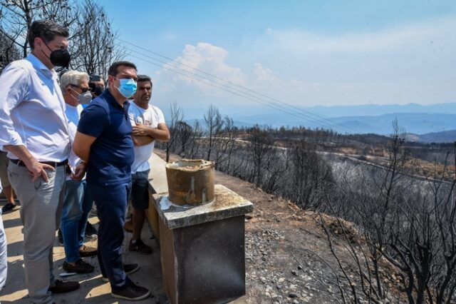 Τσίπρας: Φόβος και καμένες εκτάσεις είναι η ασφάλεια που υποσχέθηκε ο Μητσοτάκης