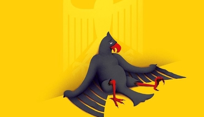 Εκλογές Γερμανίας: Το επιβλητικό εξώφυλλο του Economist με τον γερμανικό αετό που κατακεραυνώνει τη Μέρκελ