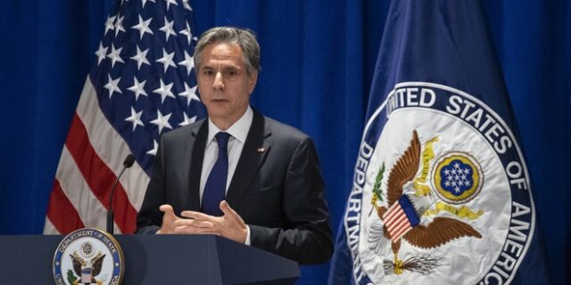 Στη δημοσιότητα η επιστολή Μπλίνκεν σε Μητσοτάκη: “Είμαστε προσηλωμένοι στην προστασία της Ελλάδας”