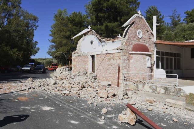 Σεισμός στην Κρήτη: Ένας νεκρός και εννέα τραυματίες – Σε εφαρμογή το σχέδιο “Εγκέλαδος”