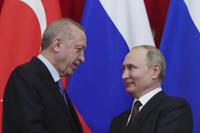 Νέα τηλεφωνική επικοινωνία Ερντογάν – Πούτιν και κάλεσμα στο τραπέζι των συνομιλιών