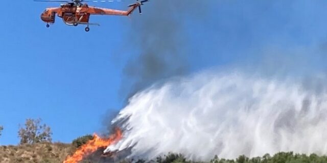 Κρήτη: Υπό έλεγχο η φωτιά που ξέσπασε στον Άγιο Νικόλαο