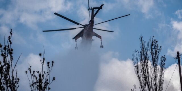 Φωτιά στον Μαραθώνα κάτω από ύποπτες συνθήκες