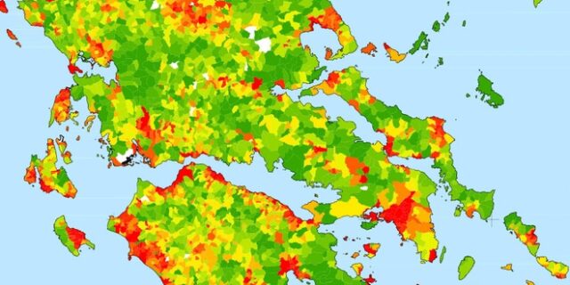 Χάρτης: Σε ποιες περιοχές της Ελλάδας ζούσαν οι Έλληνες το ’40
