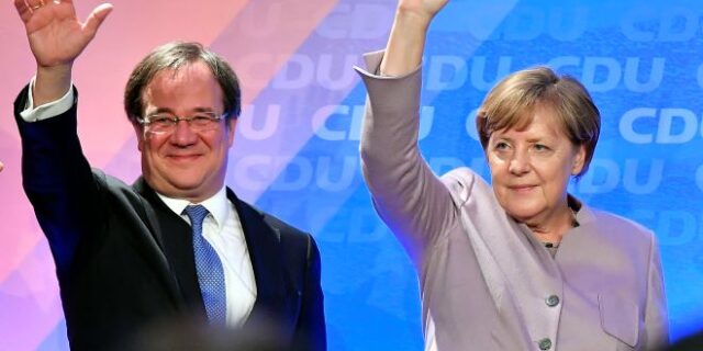 Εκλογές στη Γερμανία: Η Μέρκελ κάλεσε τους Γερμανούς να ψηφίσουν τον Άρμιν Λάσετ για το “μέλλον” της χώρας