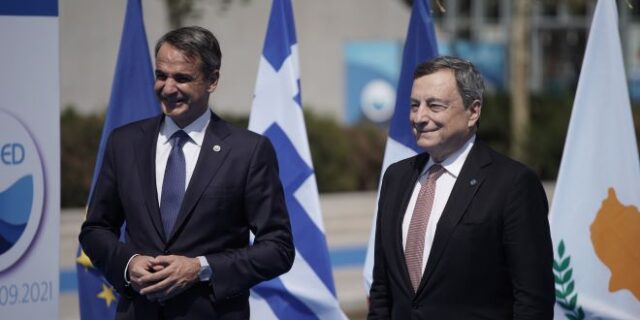 Μεταναστευτικό και κλιματική αλλαγή στο επίκεντρο της συνάντησης Μητσοτάκη- Ντράγκι