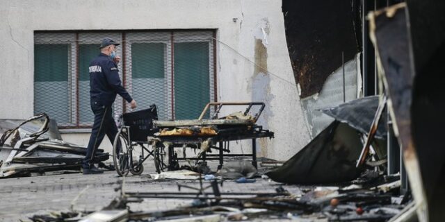 Βόρεια Μακεδονία: Στους 14 οι νεκροί από την φωτιά σε προκάτ μονάδα κορονοϊού