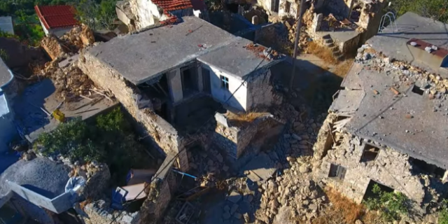 Σεισμός στην Κρήτη: Βίντεο drone καταγράφει το μέγεθος της καταστροφής