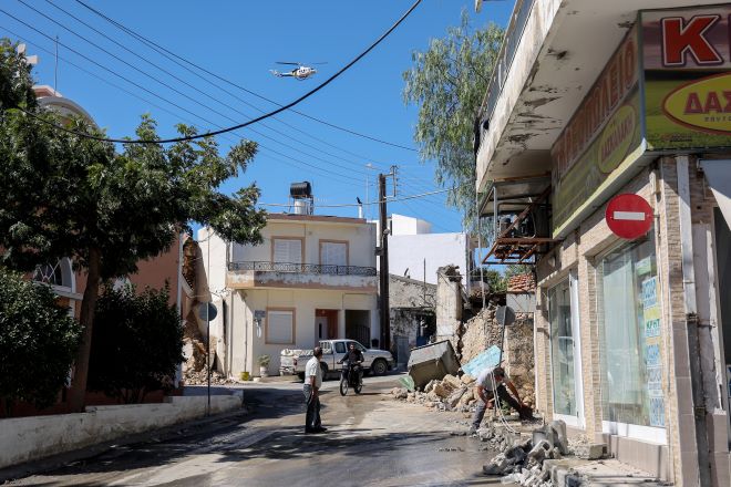 Σεισμός στην Κρήτη: Σε κατάσταση έκτακτης ανάγκης ο Δήμος Μίνωα Πεδιάδος