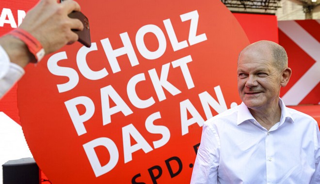 Γερμανία: Άνοδος για τον Σολτς – “Ποντάρει” σε κυβέρνηση με τους Πράσινους