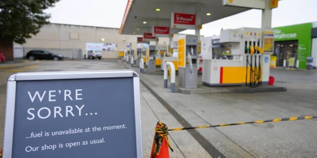 Βρετανία: Πολλά τα άδεια βενζινάδικα, το Λονδίνο λέει ότι “όλα είναι υπό έλεγχο”