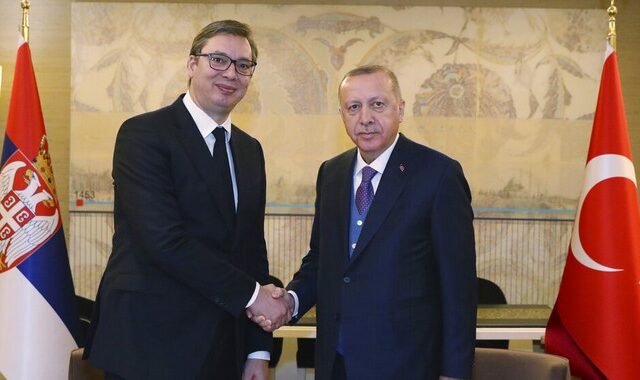 Συνάντηση Βούτσιτς-Ερντογάν: Εγγύηση για σταθερότητα η φιλία Βελιγραδίου-Άγκυρας