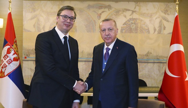 Συνάντηση Βούτσιτς-Ερντογάν: Εγγύηση για σταθερότητα η φιλία Βελιγραδίου-Άγκυρας